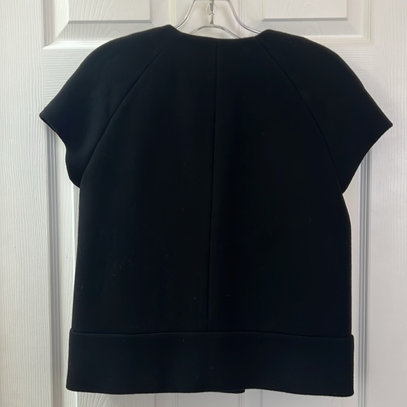 Kate Spade Black Vest gold buttons size 8 - Picture 2 of 9